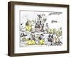 Prehistoric Lord Mayor's Show-Edward Tennyson Reed-Framed Giclee Print