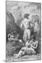 Prehistoric Men Depicting Deer-Emile Antoine Bayard-Mounted Giclee Print