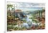 Prehistoric, Middle Devonian Landscape-Science Source-Framed Giclee Print