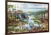 Prehistoric, Middle Devonian Landscape-Science Source-Framed Giclee Print