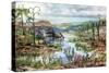 Prehistoric, Middle Devonian Landscape-Science Source-Stretched Canvas