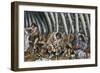 Prehistoric People in Cave-null-Framed Giclee Print