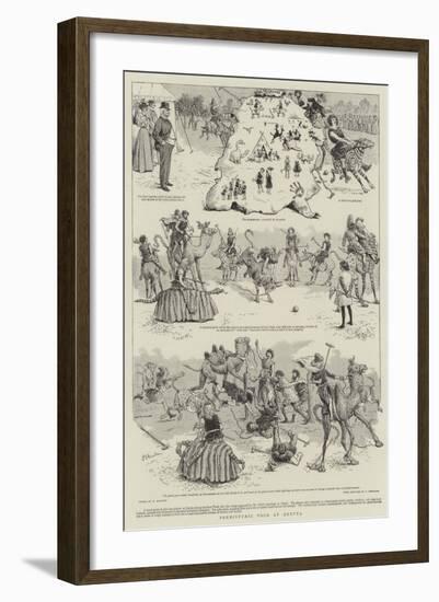 Prehistoric Polo at Quetta-William Ralston-Framed Giclee Print