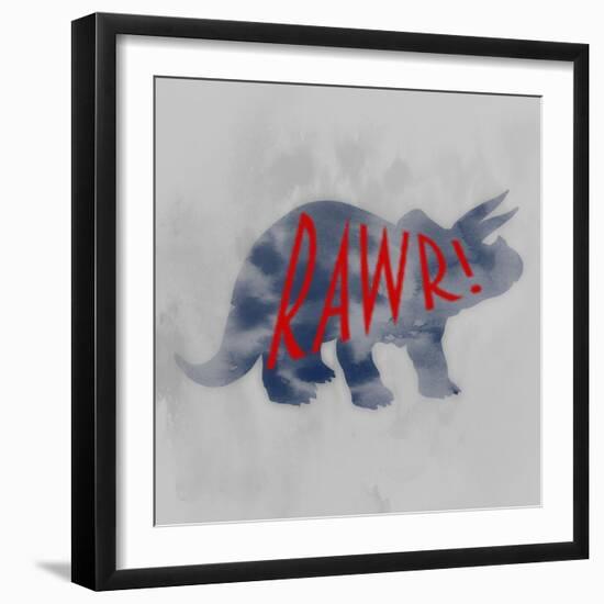 Prehistoric Rawr 1-Marcus Prime-Framed Art Print