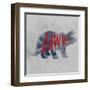 Prehistoric Rawr 1-Marcus Prime-Framed Art Print