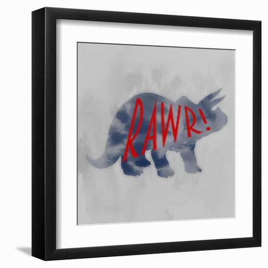 Prehistoric Rawr 1-Marcus Prime-Framed Art Print