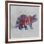 Prehistoric Rawr 1-Marcus Prime-Framed Art Print