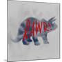 Prehistoric Rawr 1-Marcus Prime-Mounted Art Print