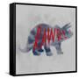 Prehistoric Rawr 1-Marcus Prime-Framed Stretched Canvas