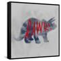 Prehistoric Rawr 1-Marcus Prime-Framed Stretched Canvas