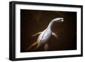 Prehistoric Reconstruction: Plesiosaurus Macrocephalus-null-Framed Photographic Print