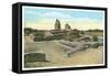 Prehistoric Ruins, Casa Grande, Arizona-null-Framed Stretched Canvas