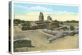 Prehistoric Ruins, Casa Grande, Arizona-null-Stretched Canvas