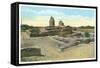 Prehistoric Ruins, Casa Grande, Arizona-null-Framed Stretched Canvas