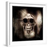 Prehistoric Skull-Clive Nolan-Framed Photographic Print