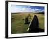 Prehistoric Stone Rows Above Merrivale, Dartmoor, Devon, England, United Kingdom-Lee Frost-Framed Photographic Print