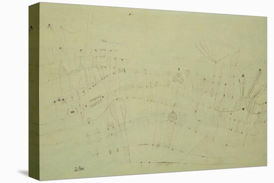 Prehistoric Vegetation; Praehistorische Flora-Paul Klee-Stretched Canvas