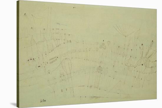 Prehistoric Vegetation; Praehistorische Flora-Paul Klee-Stretched Canvas