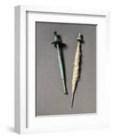 Prehistory, Iron Age, Villanovian Culture, Bronze Spindle-Whorls-null-Framed Giclee Print