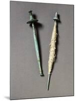 Prehistory, Iron Age, Villanovian Culture, Bronze Spindle-Whorls-null-Mounted Giclee Print