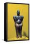 Prehistory Mother Goddess Statuette from Hacilar-null-Framed Stretched Canvas