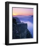 Preikestolen, Lysefjorden, Norway-Doug Pearson-Framed Photographic Print