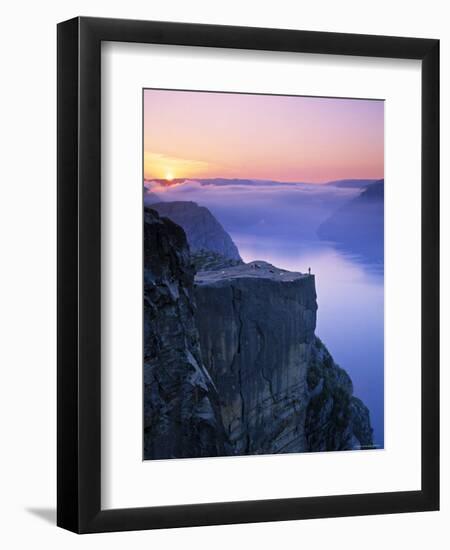 Preikestolen, Lysefjorden, Norway-Doug Pearson-Framed Photographic Print