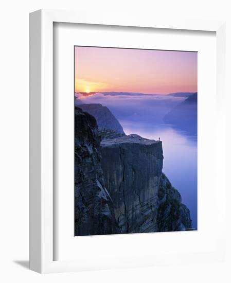 Preikestolen, Lysefjorden, Norway-Doug Pearson-Framed Photographic Print