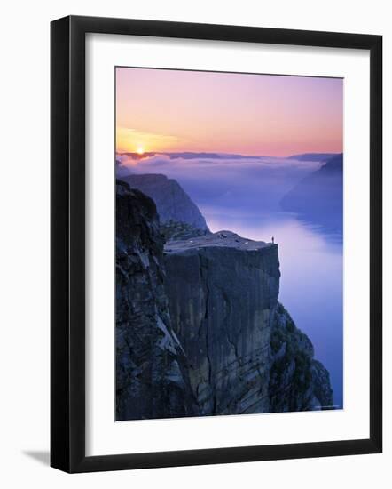 Preikestolen, Lysefjorden, Norway-Doug Pearson-Framed Photographic Print