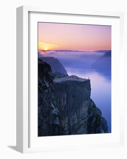 Preikestolen, Lysefjorden, Norway-Doug Pearson-Framed Photographic Print