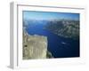 Preikestolen Rock Overlooking Lysefjord, Near Stavanger, South West Fjords, Norway-Gavin Hellier-Framed Photographic Print