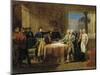 Preliminaries of the Peace Signed at Leoben, 1797 by Guillaume Lethiere-null-Mounted Giclee Print