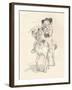 Preliminary Sketch for the Wife of Bath, C1917-Hugh Thomson-Framed Giclee Print