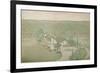 Preliminary study for the Oakland Golf Club, Bayside, New York, 1925-null-Framed Giclee Print