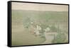 Preliminary study for the Oakland Golf Club, Bayside, New York, 1925-null-Framed Stretched Canvas