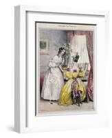 Prelude, from "Journal des Femmes", 1830-48-Achille Deveria-Framed Giclee Print