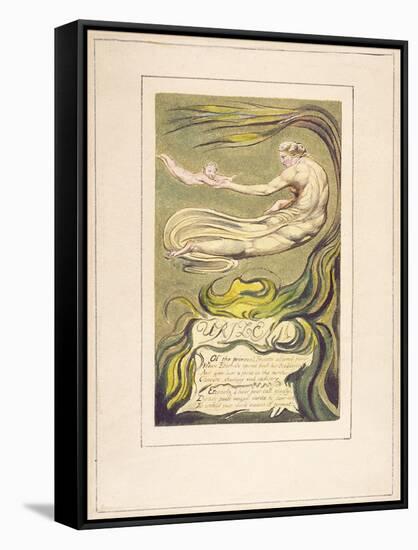 Preludium, Plate 2A from 'The First Book of Urizen', 1794-William Blake-Framed Stretched Canvas