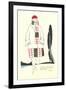 Premet Fashion Illustration-null-Framed Art Print