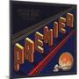 Premier Brand - Whittier, California - Citrus Crate Label-Lantern Press-Mounted Art Print