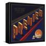 Premier Brand - Whittier, California - Citrus Crate Label-Lantern Press-Framed Stretched Canvas