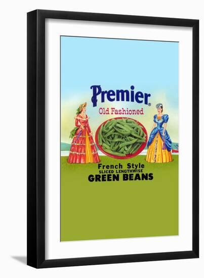 Premier Old Fashioned French Style Green Beans-null-Framed Art Print