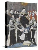 Première cérémonie de l'ordre du Saint Esprit pour la réception de Ludovic de Gonzague, duc de-null-Stretched Canvas