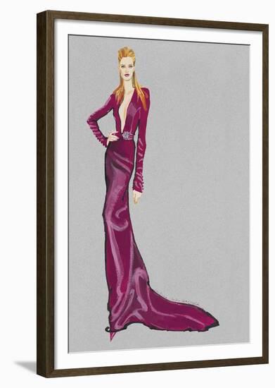 Premiere Pose III-Barbara Tyler Ahlfield-Framed Giclee Print