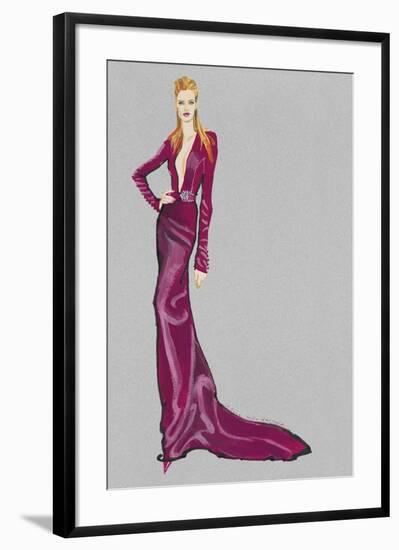 Premiere Pose III-Barbara Tyler Ahlfield-Framed Giclee Print