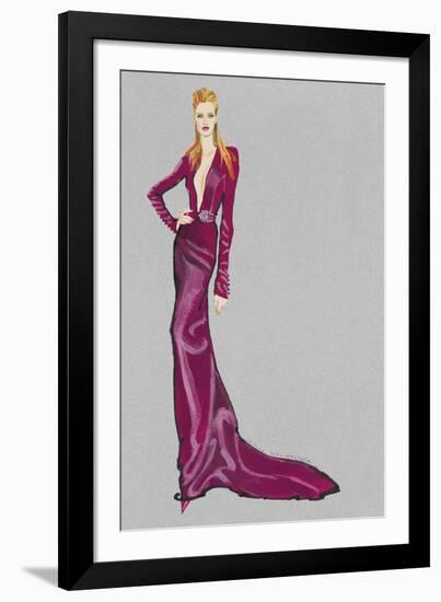 Premiere Pose III-Barbara Tyler Ahlfield-Framed Giclee Print