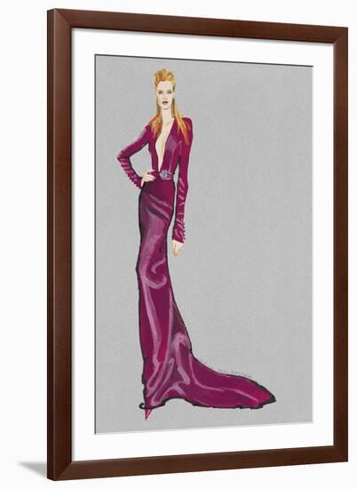 Premiere Pose III-Barbara Tyler Ahlfield-Framed Giclee Print