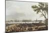 Première vue de Toulon, vue du pont-neuf prise à l'angle du parc d'artillerie-Claude Joseph Vernet-Mounted Giclee Print