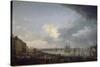 Première vue du port de Bordeaux, prise du côté des salinières-Claude Joseph Vernet-Stretched Canvas