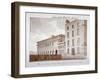 Premises Belonging to Builders Peto and Grissell in York Road, Lambeth, London, 1828-John Buckler-Framed Giclee Print