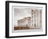 Premises Belonging to Builders Peto and Grissell in York Road, Lambeth, London, 1828-John Buckler-Framed Giclee Print